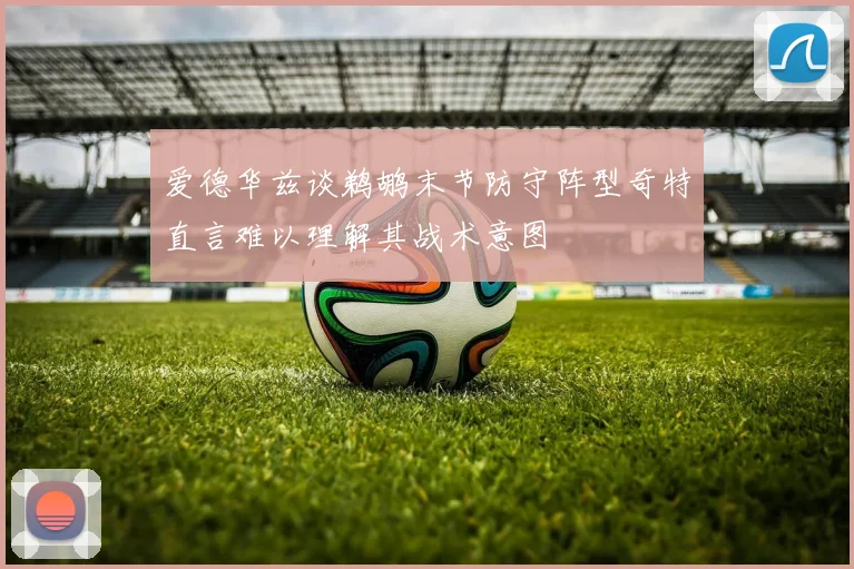 爱德华兹谈鹈鹕末节防守阵型奇特直言难以理解其战术意图